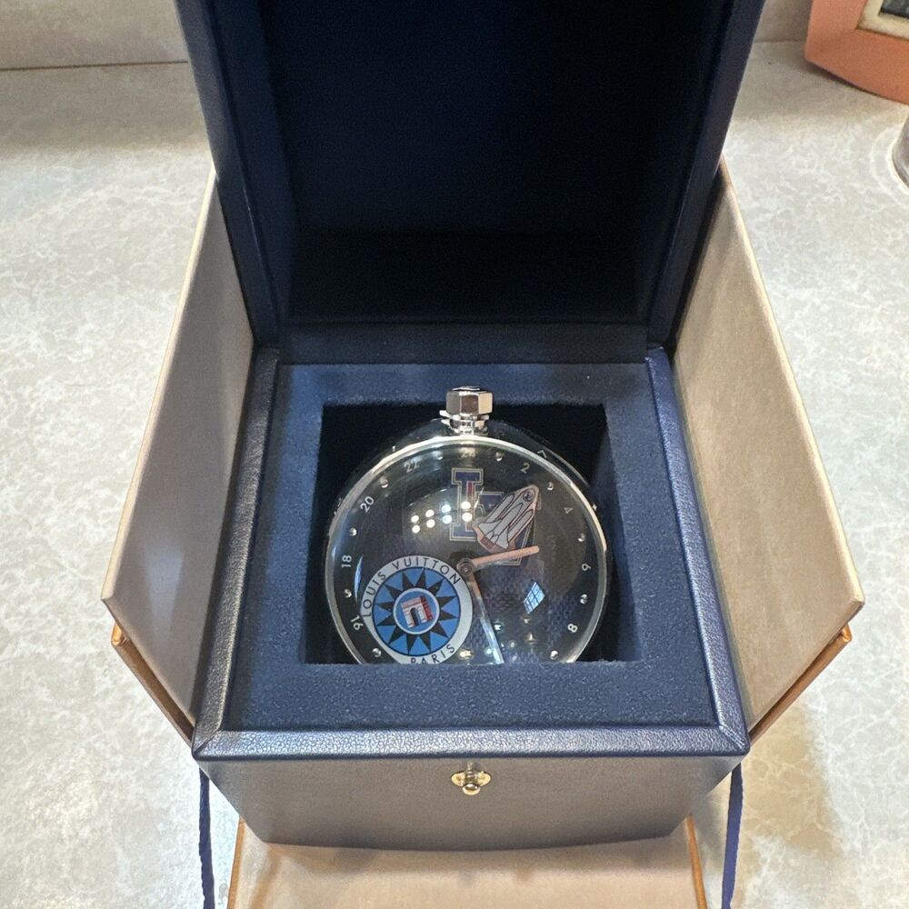 Rare Louis Vuitton Spaceship Table Clock
